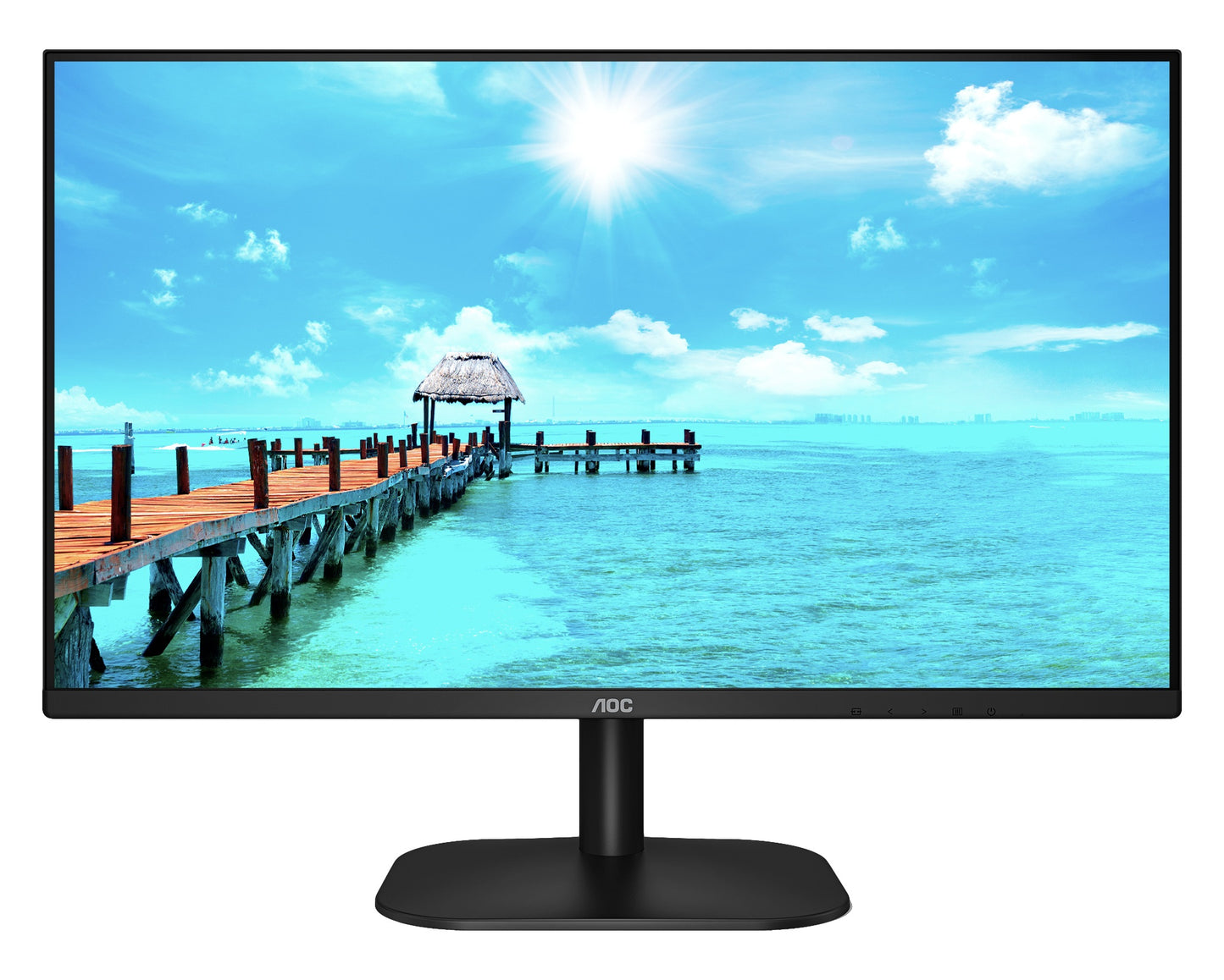 Monitor AOC 27B2H, 27 pulgadas, 250 cd / m², 1920 x 1080 Pixeles, Negro