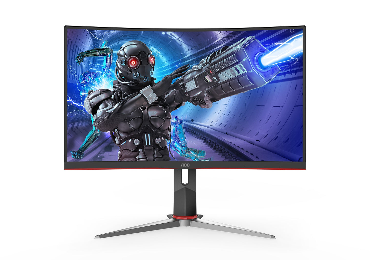 Monitor AOC C27G2 , 27 pulgadas, 250 cd / m², 1920 x 1080 Pixeles, 1 ms, Negro