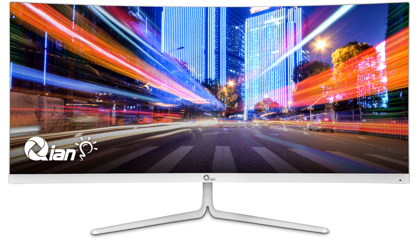 Monitor Qian QMC-VA30-01, 30 pulgadas, 2560 x 1080 Pixeles, Blanco