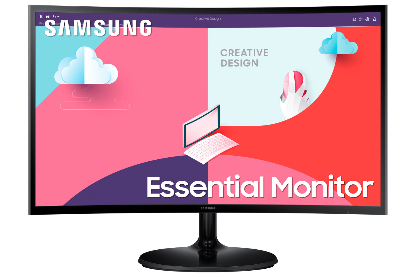 MONITOR SAMSUNG 27 pulgadas CURVO 1800R, 1920 X 1080, 75Hz, 4ms LS27C360EALXZX