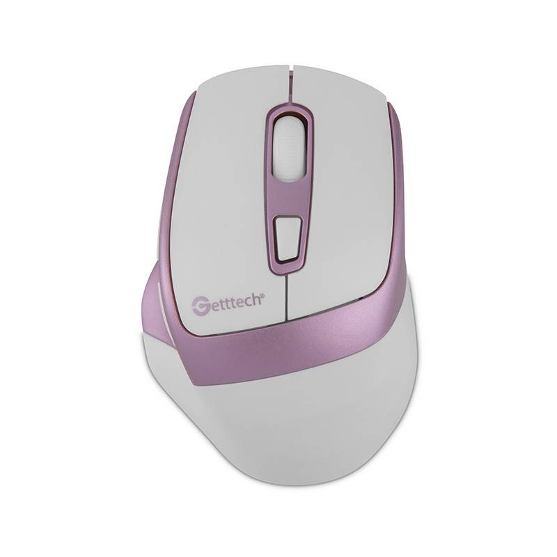 Mouse de oficina, Getttech, Rosa - Modelo GGM-STDBW-01-PK
