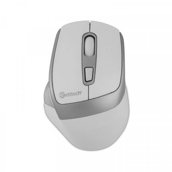 Mouse de oficina, Getttech, Blanco - Modelo GGM-STDBW-01-WH