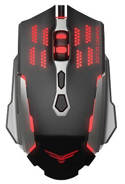 Mouse Gaming Naceb Technology NA-630, USB, Juego, Negro