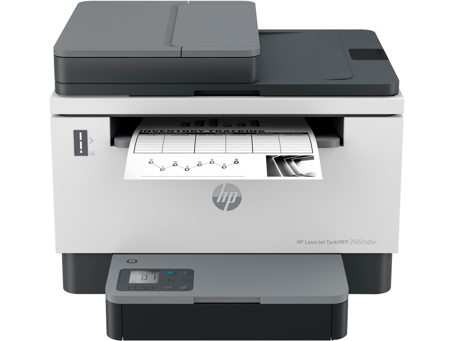 Impresora Multifunción HP Laserjet Tank MFP 2602SDW 2R7F5A - 600 x 600 ppp, 22 ppm, 25000 páginas