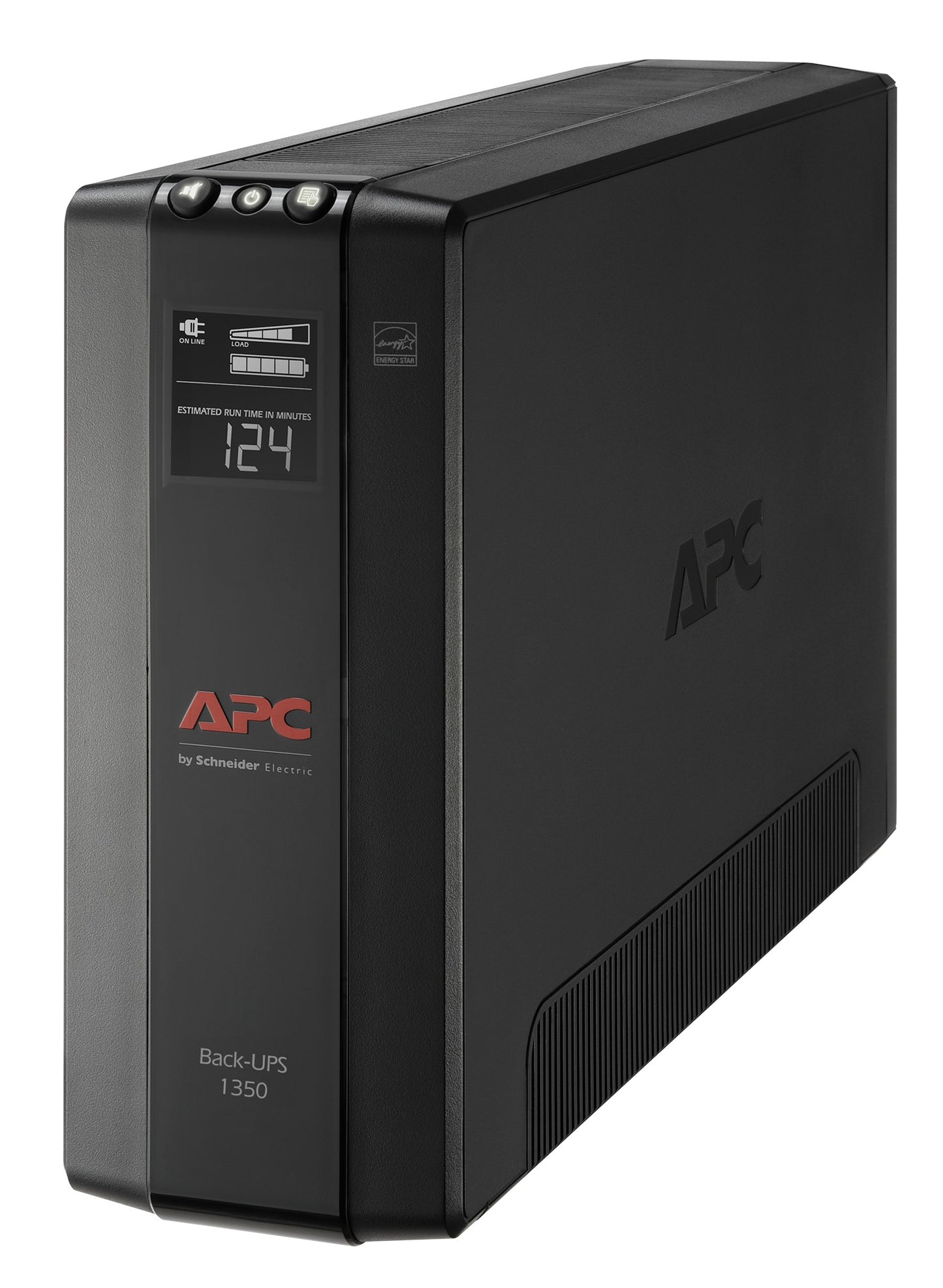 No Break Capacidad 1350 VA, 810 W, 120 V con APC BX1350M-LM60, 1350 VA, 810 W, 16 h, Negro, Industrial y Oficina