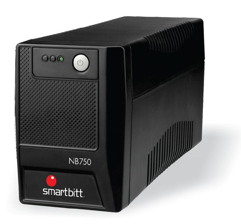 No-Break SMARTBITT SMARTBITT 750 (NB-750), 750 VA, 375 W, Negro, Hogar y Oficina
