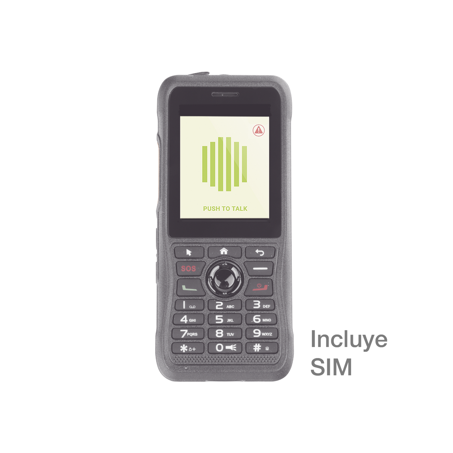 Radio PoC LTE Incluye Servicio de Radio TASSTA de 1 Año y Sim Telcel 1GB por Mes