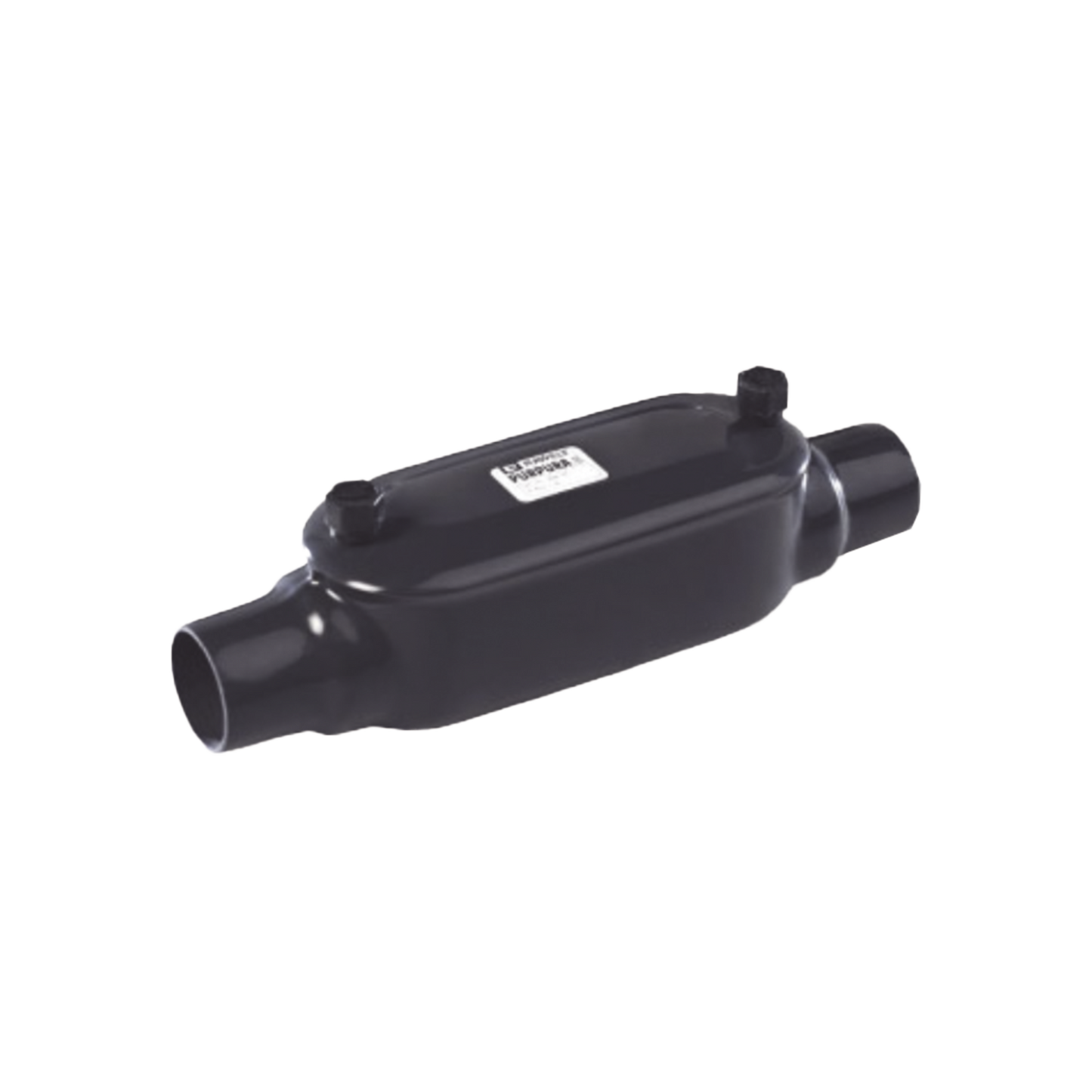 Caja Condulet tipo LR con recubrimiento exterior de PVC de 3/4" (19 mm).