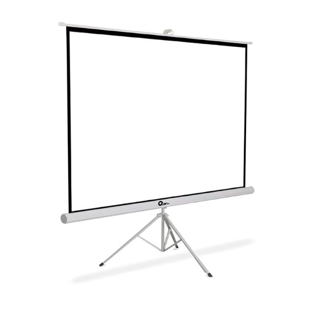 Pantalla Proyección Tripie 120 pulgadas Qian QPD-69603, 120 pulgadas, Tripié, Color blanco