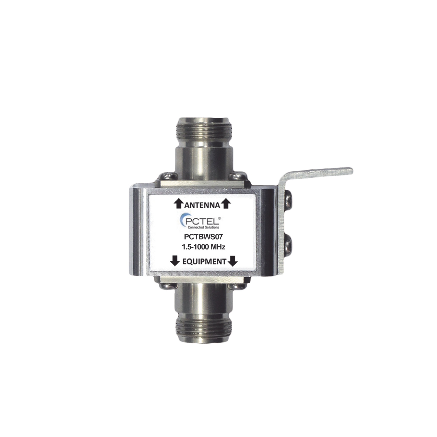 Protector Coaxial con ceja frontal, conectores N hembra