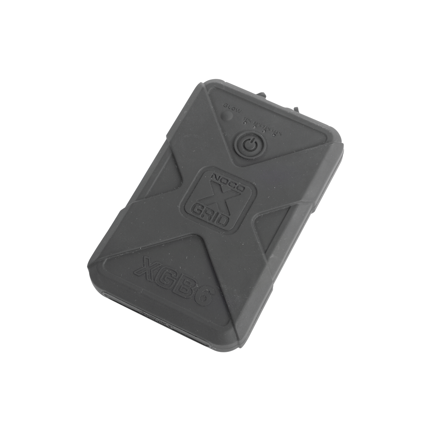 BaterÃa de respaldo Li-Ion 6000 mAh con cubierta plástica protectora y salida USB para cargar dispositivos inalámbricos