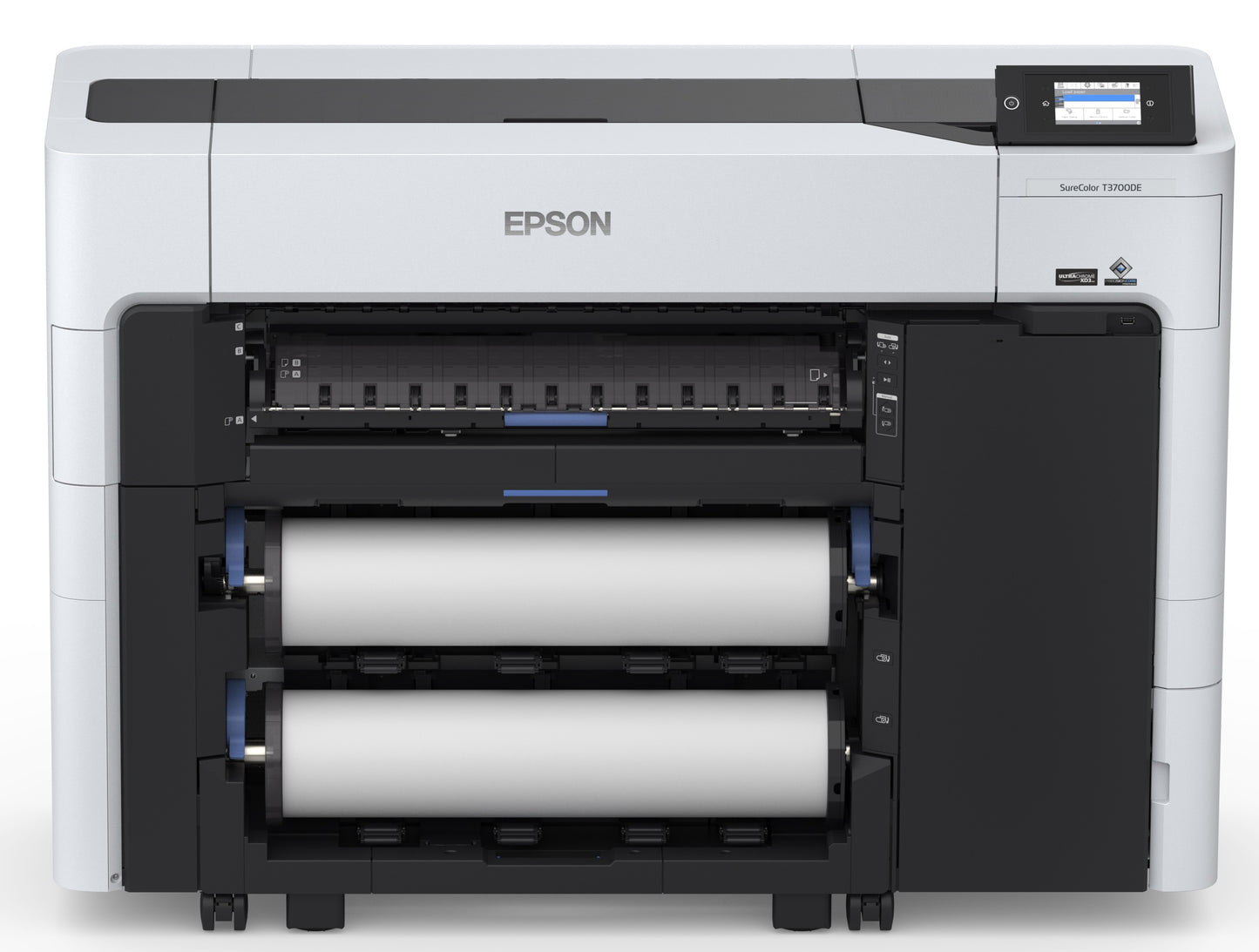 Epson SureColor T3770DE (SCT3770EDR) de 24 pulgadas doble rollo o rebobinador de 5 tintas