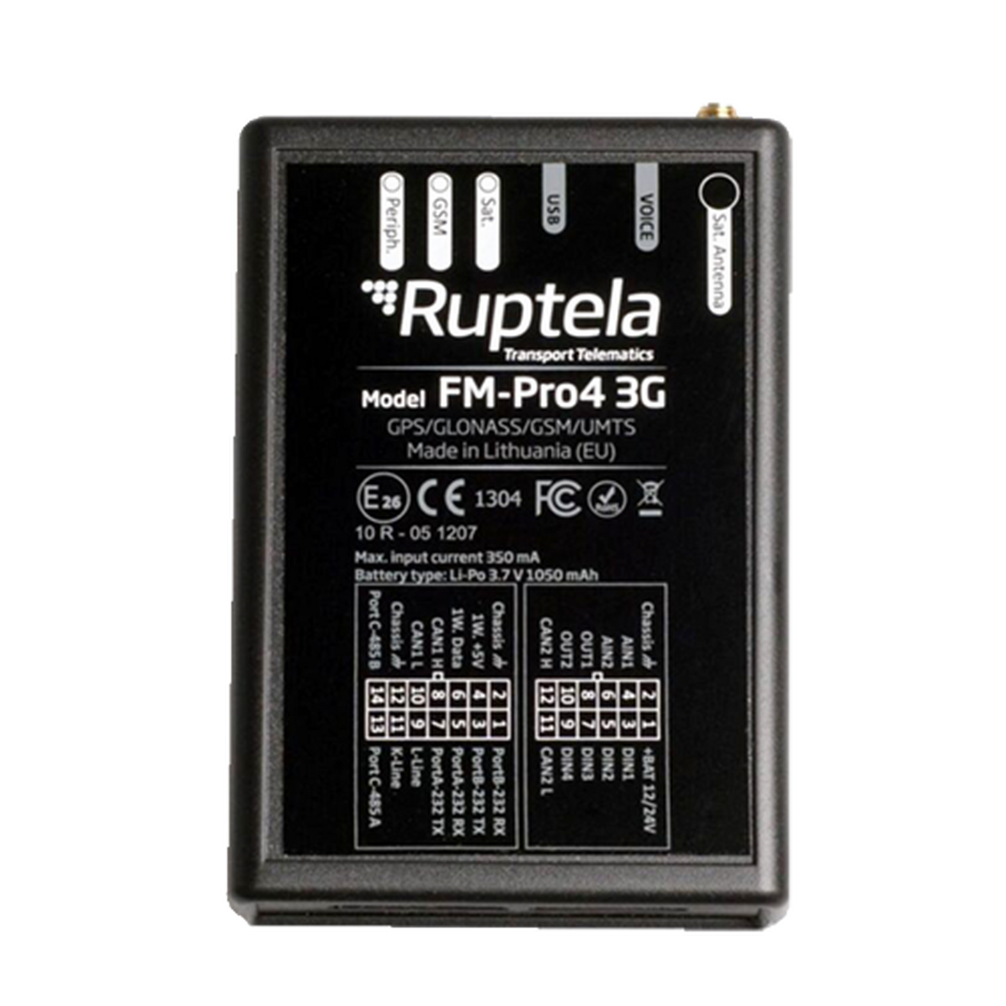 Localizador Vehicular Avanzado 3G / Vehiculos Pesados / Lectura de Puerto CANbus / Sensores de combustible / RFID / Anti Jammer