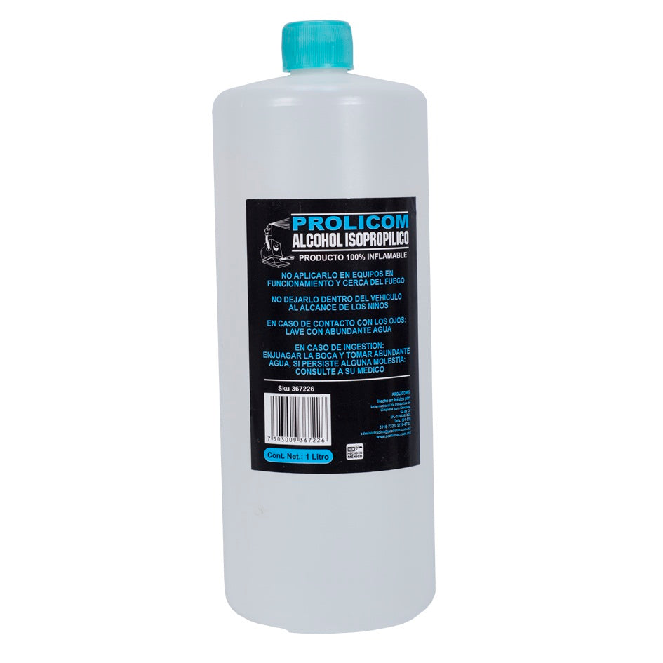 Alcohol Isopropílico PROLICOM, Alcohol Isopropílico, 1lt, Componentes electrónicos