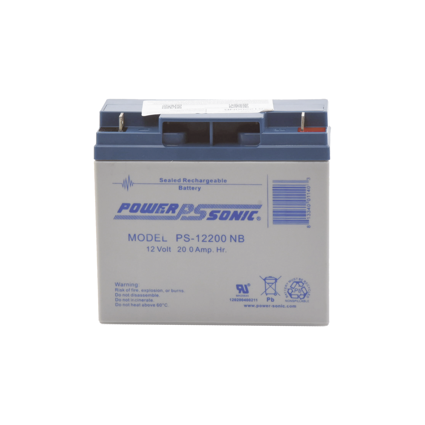 BaterÃa 12V, 20AH, Para Respaldo, TecnologÃas AGM/VRLA, 5 Años Vida Útil, Terminales NB, Reconocida UL