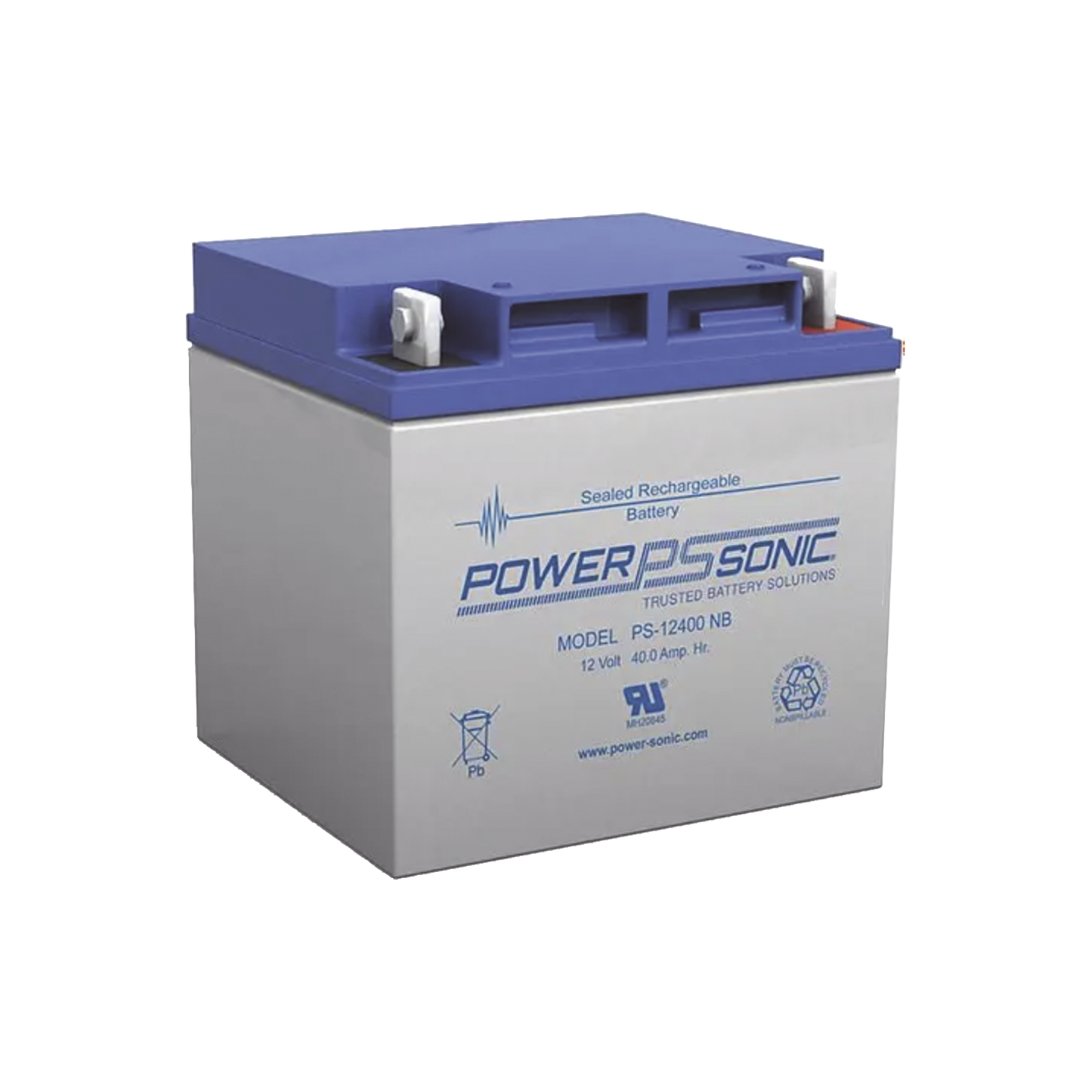 BaterÃa 12V, 40AH, Para Respaldo, TecnologÃas AGM/VRLA, 5 Años Vida Útil, Terminales T6, Reconocida UL