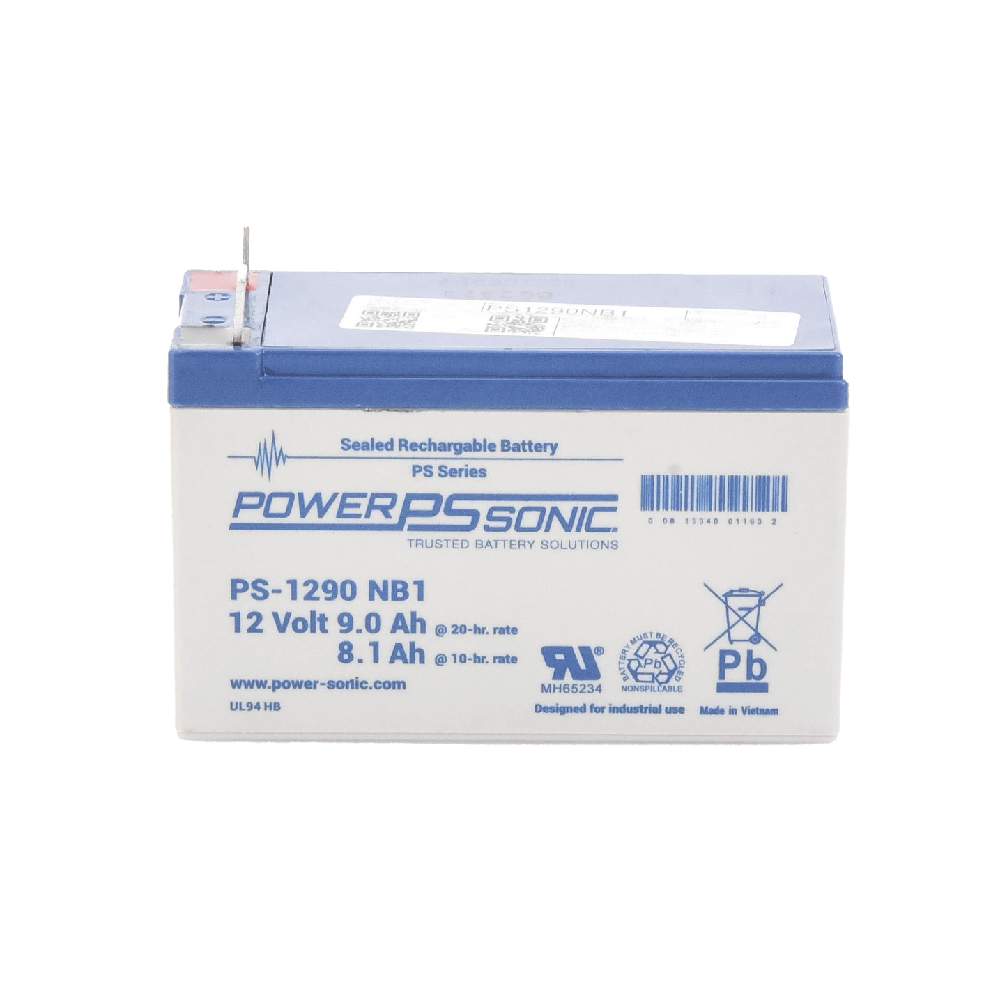 BaterÃa 12V, 9AH, Para Respaldo, TecnologÃas AGM/VRLA, 5 Años Vida Útil, Terminales NB1, Reconocida UL