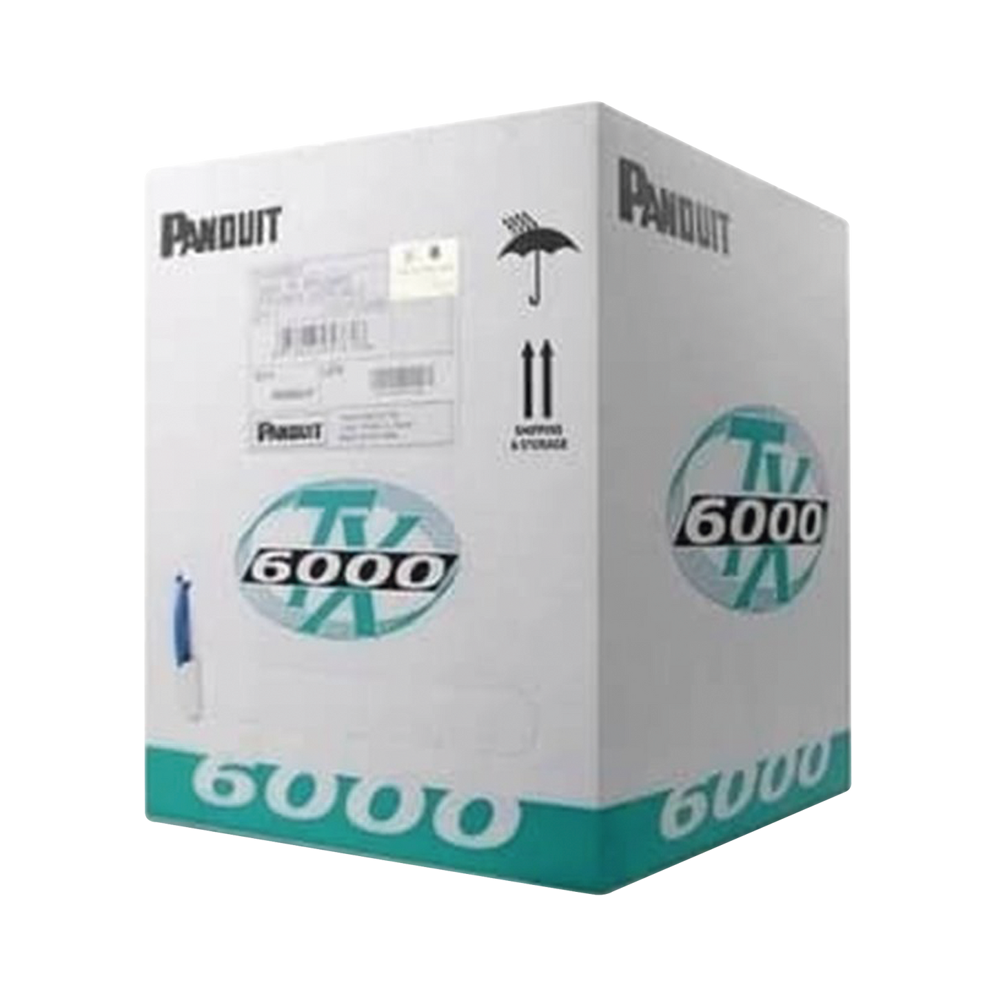 Bobina de Cable UTP 305 m. de Cobre, TX6000â„¢ PanNet, Reelex, Amarillo, Categoría 6 Mejorado (23 AWG), PVC (CM), de 4 pares
