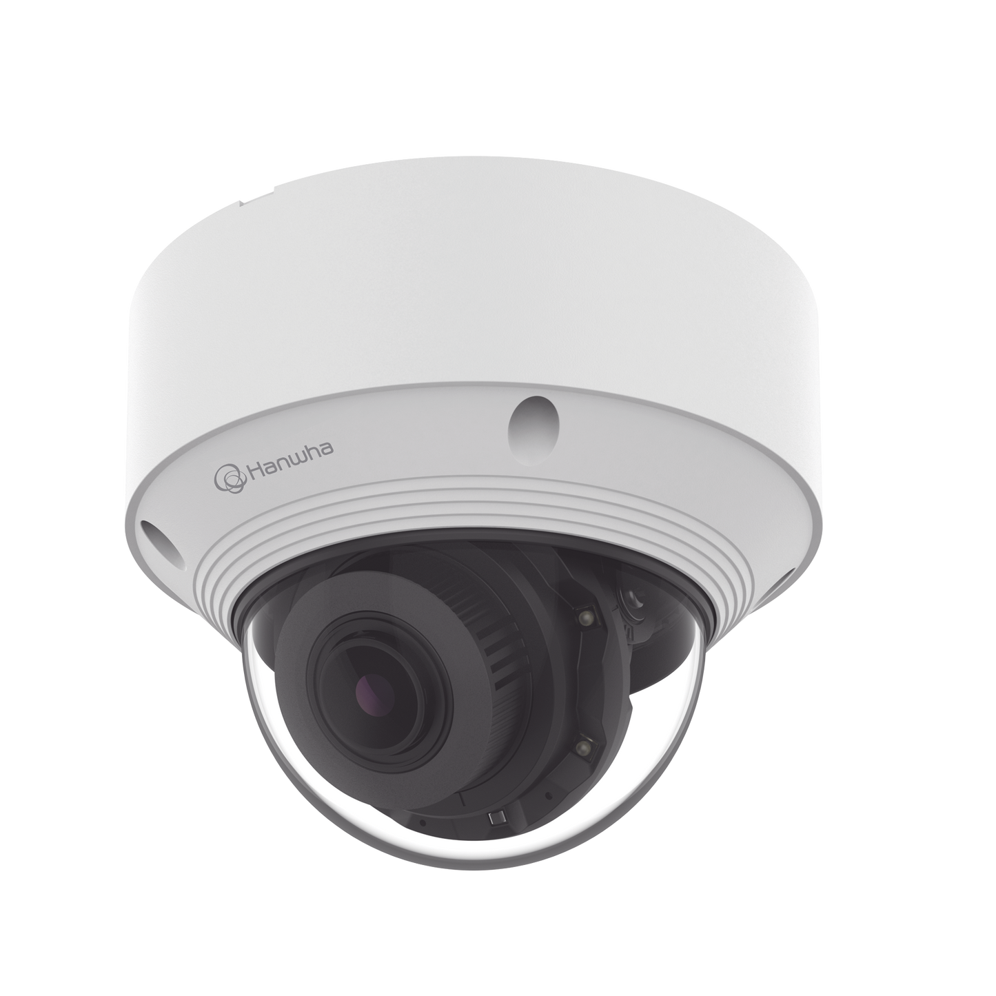 Cámara IP Tipo domo Antivandálica 8 MegapÃxel / Lente Varifocal 3.2 - 10mm / IR 30M / WDR 120db / IP66 / H.265 & WiseStream / Inteligencia Artificial Deteccion de Personas y vehiculos