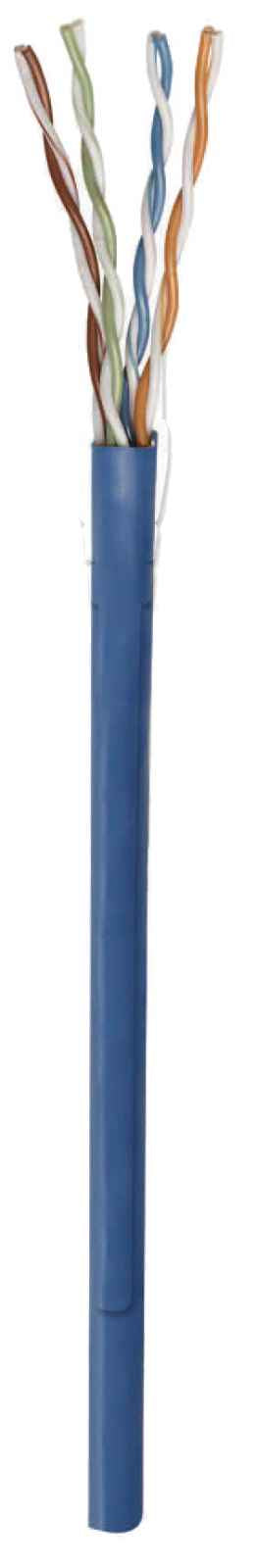 705059 Bobina de Cable UTP Cat6, Sólida, 100% cobre, 305m Color Azul, Filamento sólido, Conductor 100% cobre, Clasificación CM.