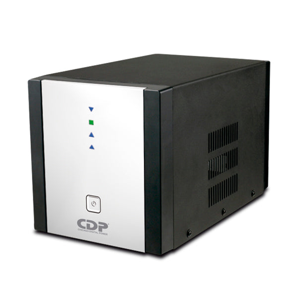 Regulador de Voltaje CDP AVR 3008, Negro, Blanco, 3000 VA, 2400 W