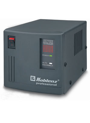 Regulador KOBLENZ ER-2550, 6, Negro, Oficina, 2500 VA, 2000 W