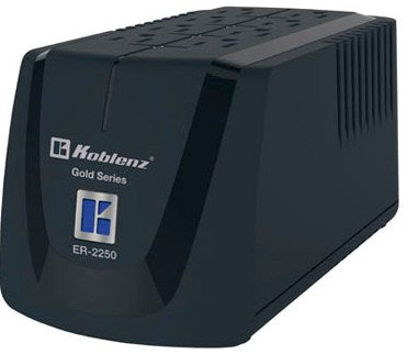 Regulador KOBLENZ ER-2250, 6, Negro, Hogar y Oficina, 2250 VA, 1000 W