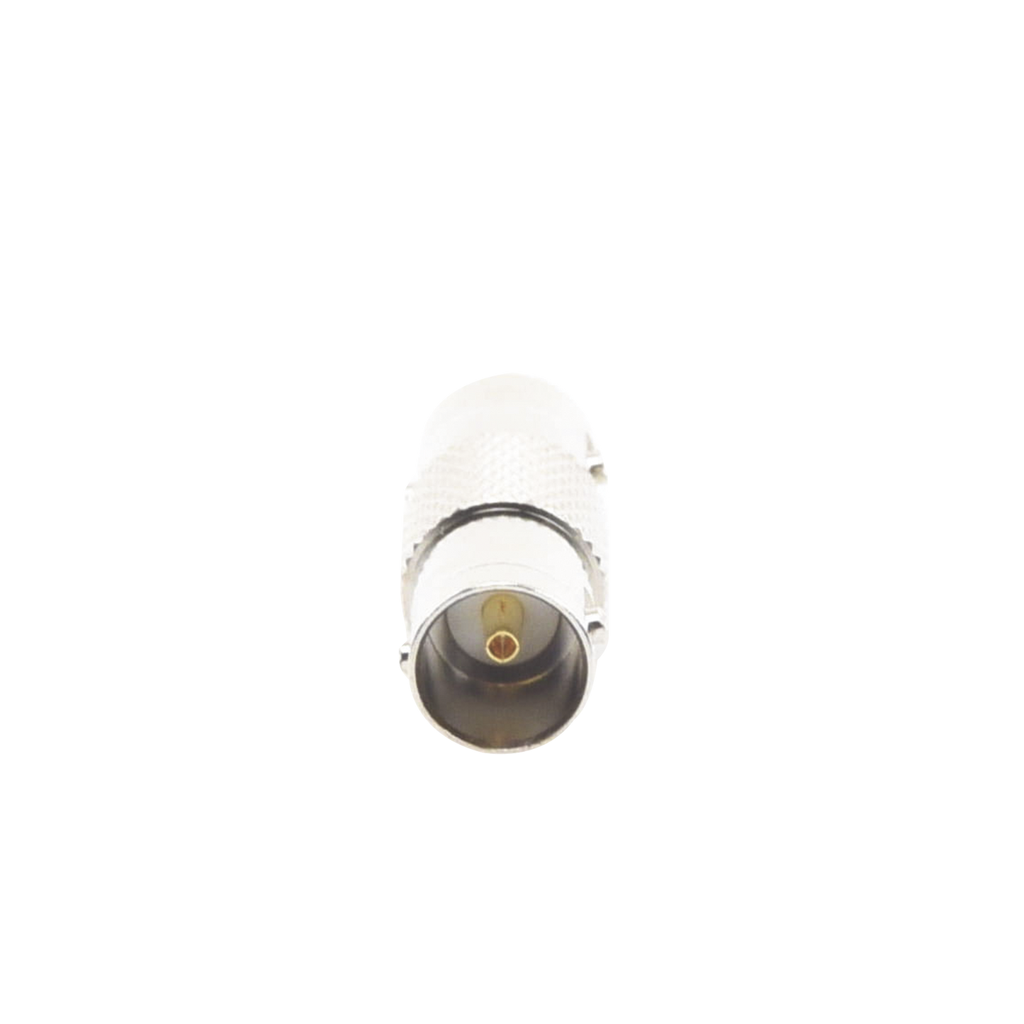 Adaptador Tipo Barril para 75 Ohm, de Conector BNC Hembra a BNC Hembra, NÃquel/ Oro/ Teflón.