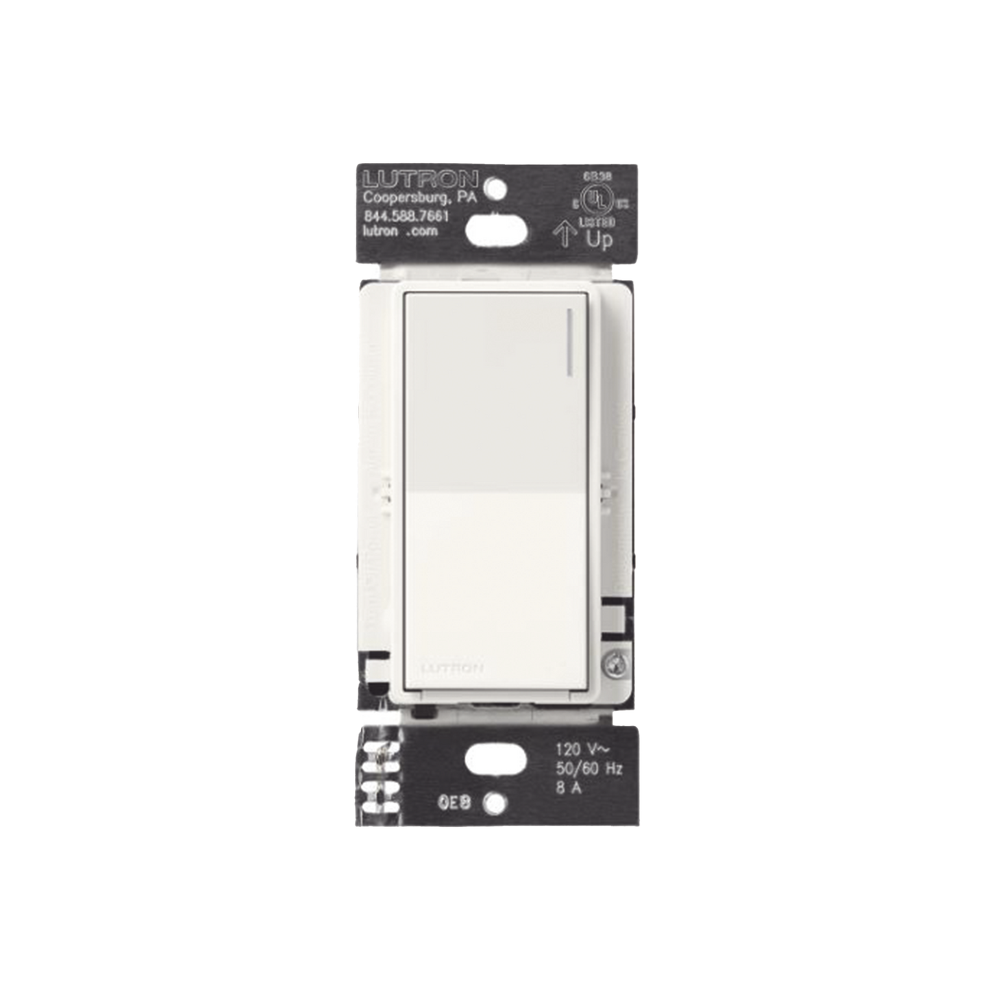 (RadioRA3) Apagador Auxiliar de pared, compañero de apagadores multilocación. Usar en 3 vÃas o escalera. Color blanco mate.