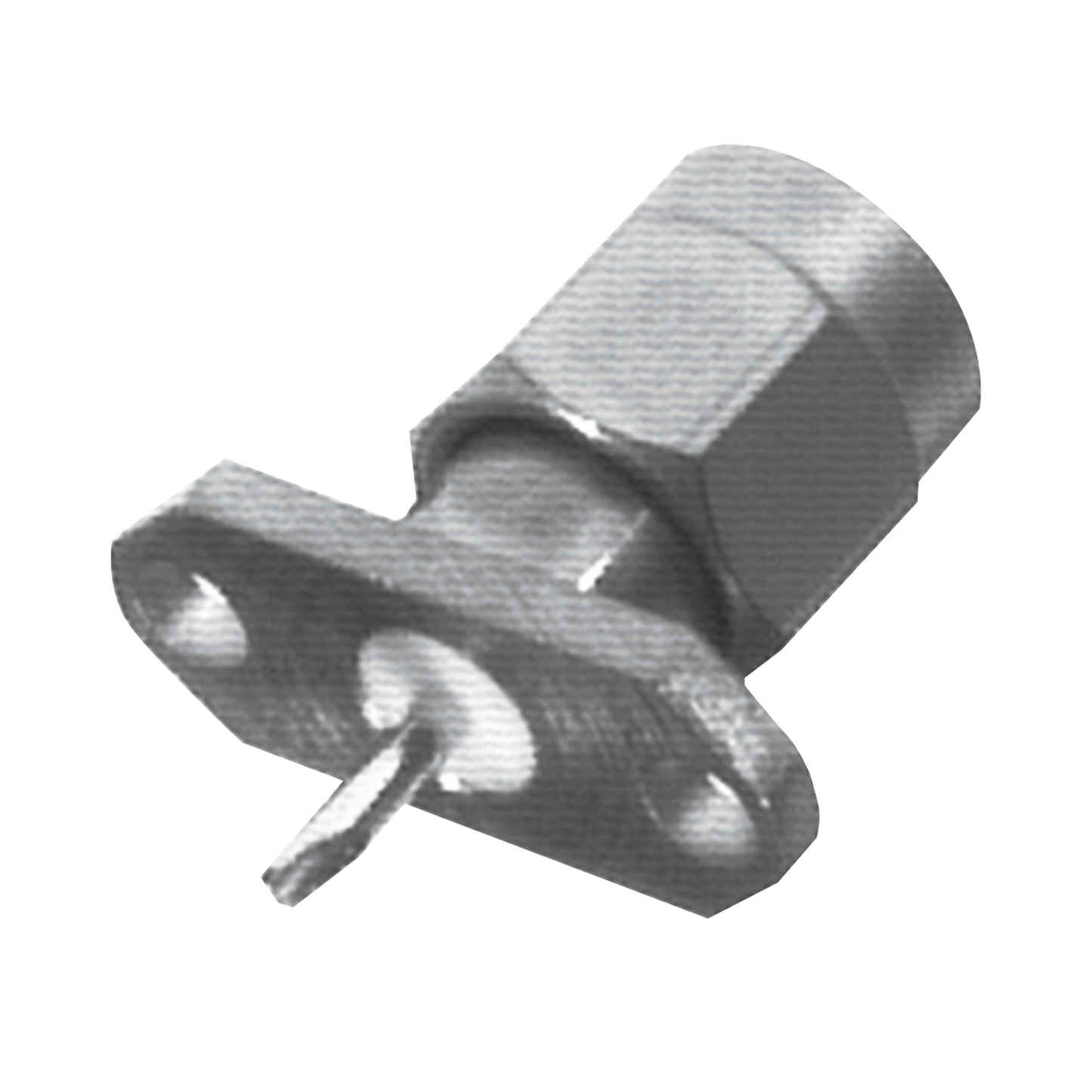 Conector SMA Macho de 2 Perforaciones, Montaje en Panel con Terminal Soldable, NÃquel/ Oro/ Teflón.?