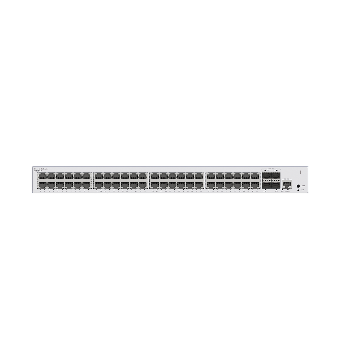 Switch Gigabit Administrable Capa 3 / 48 puertos 10/100/1000 Mbps / 4 Puertos SFP+ Uplink / iStack / Administración Nube Gratis