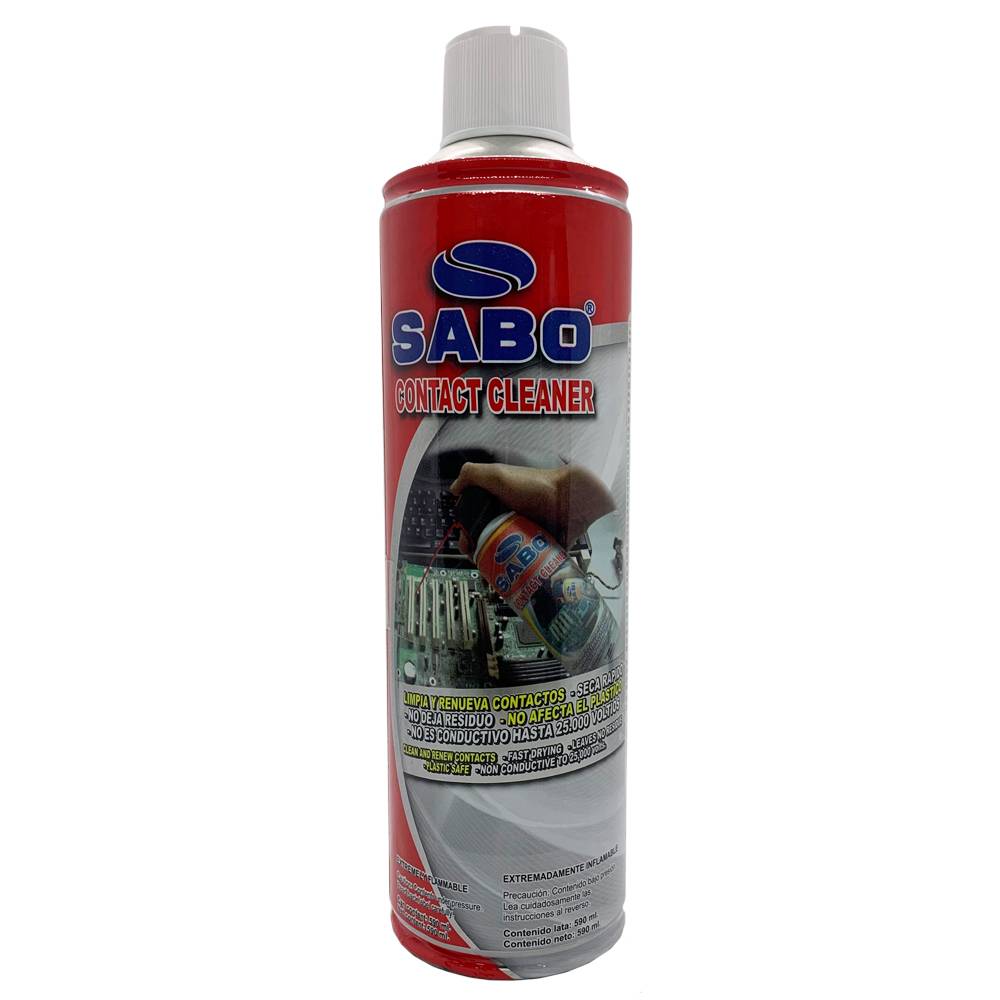 CONTACT CLEANER 590ML SABO LIMPIADOR DE CIRCUITOS ELECTRONICOS