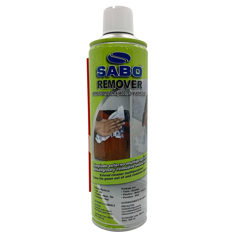 REMOVEDOR DE TINTAS Y MANCHAS SABO 590 ML