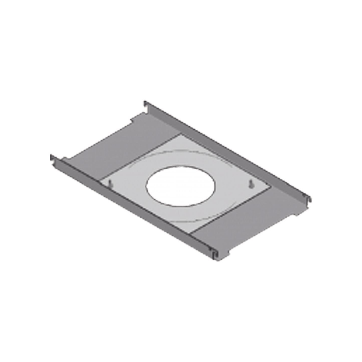 Placa de Refuerzo para Plafón compatible con camaras Domo Hanwha
