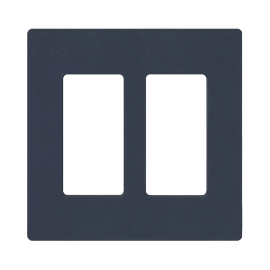 Placa de pared 1 espacio, para atenuador (dimmer), apagador ó control remoto inalámbrico LUTRON.