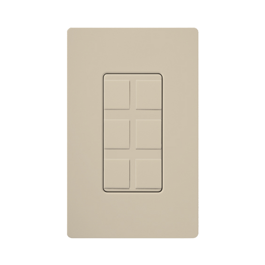 Caja de pared para contactos varios, 6 mini espacios.