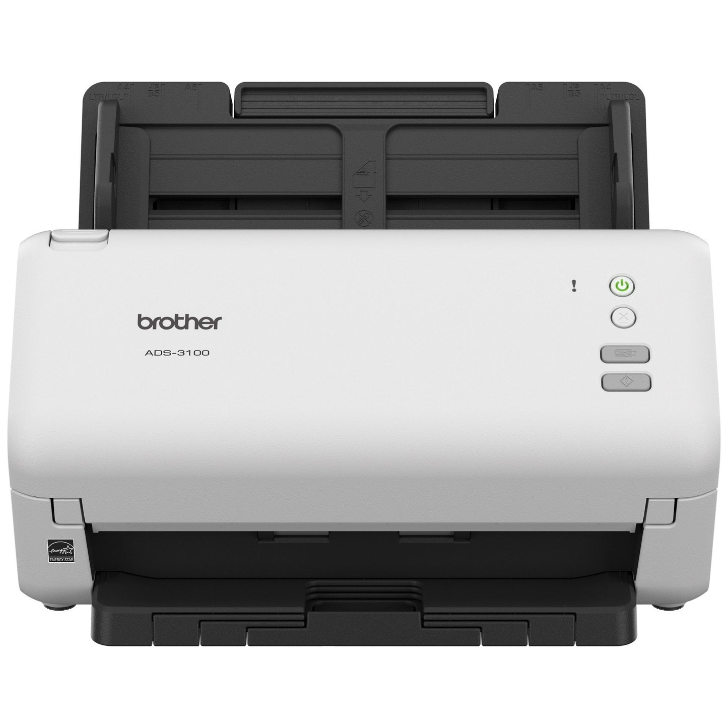 Escáner de escritorio Brother Valor ADS3100, Dúplex, 40 ppm/80 ipm, USB 3.0, ADF hasta 60 hojas, escanea hasta 6,000 hojas diarias