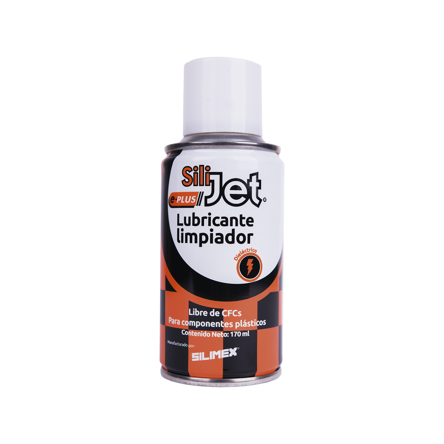 Limpiador lubricante en aerosol dieléctrico, protege mecanismos, circuitos, sensores, ventiladores, 170 ml.