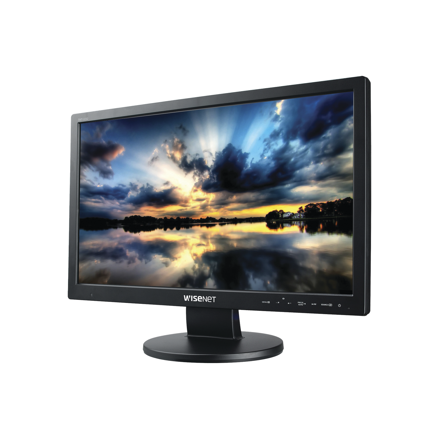 Monitor Profesional FULL HD LED de 22" con cristal templado ideal para Videovigilancia / Uso 24/7 / Resolución 1920x1080 / Entradas de video HDMI, VGA y BNC.
