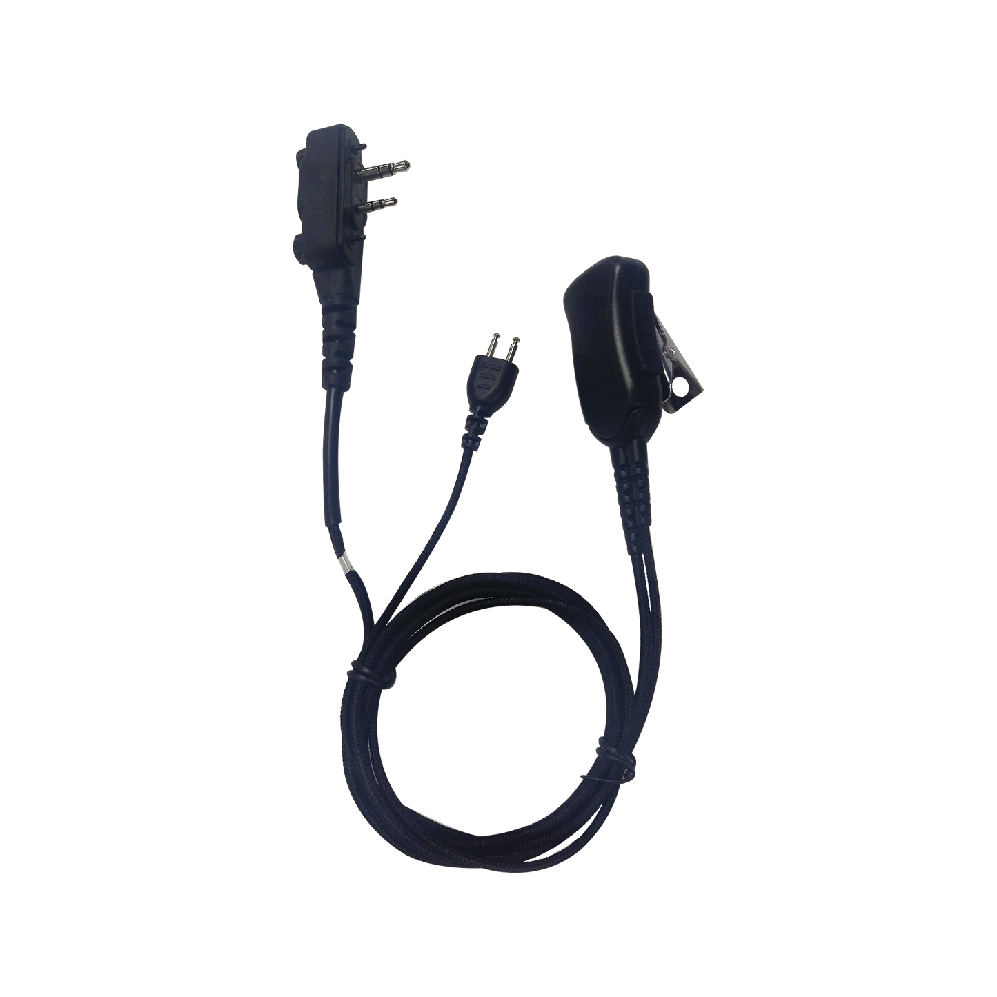 Micrófono audÃfono de 1 cable de fibra trenzada con sistema SNAP para radios Icom IC-F4003/4013/2000/4021/4031/4210/4230/IC-F14/3021/3013/3103/3003/1000/2000/S/T (con tornillos)