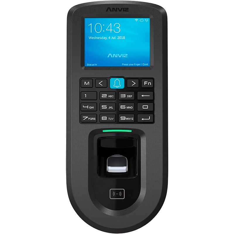 Control de Acceso y Asistencia Anviz AN-VF30PRO-WIFI, Negro, Si