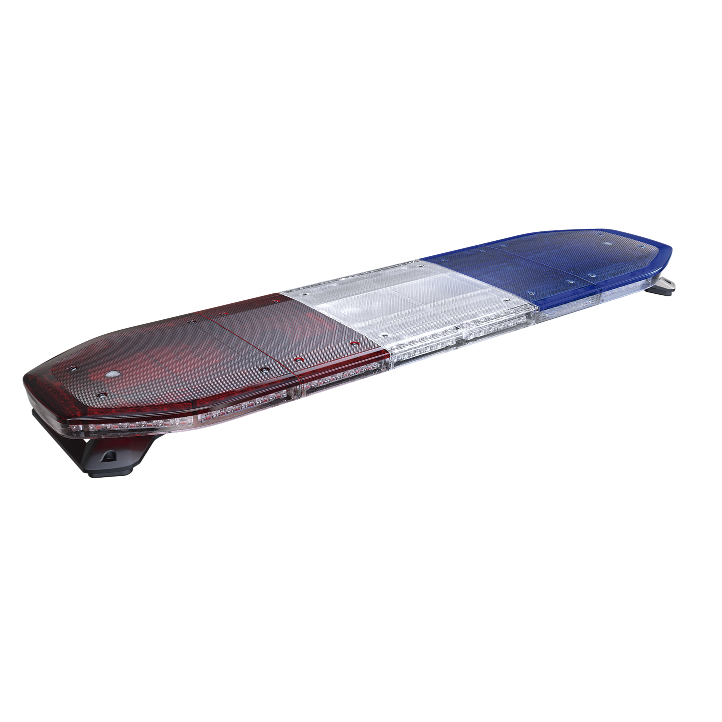 Barra de luces LED de 48", 216 LED, Dual Color, Rojo/Azul/Ãmbar/Claro, Ideal para Equipar Unidades de Seguridad Publica