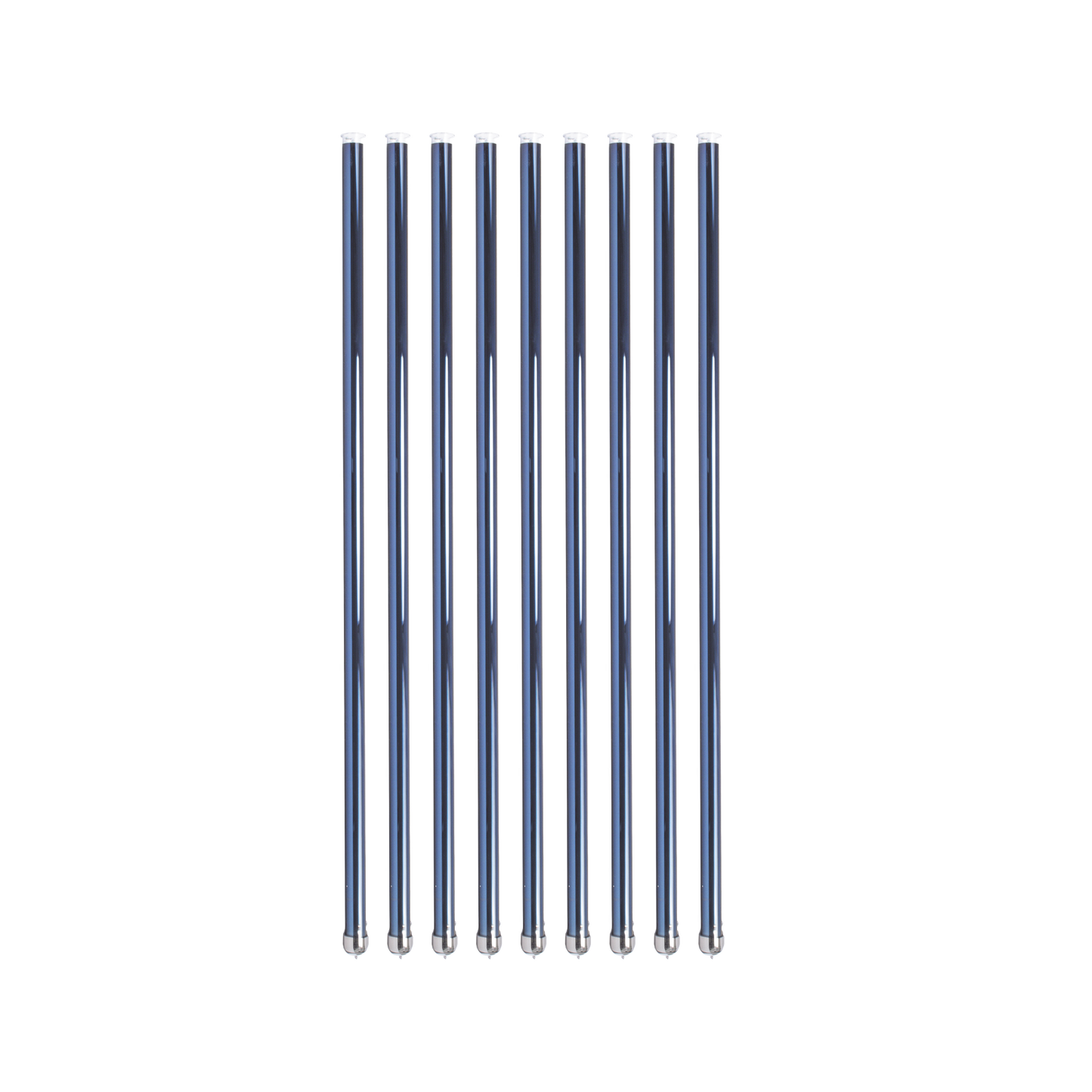 Set de 9 Tubos de Vacío de Vidrio Para Boiler Solar