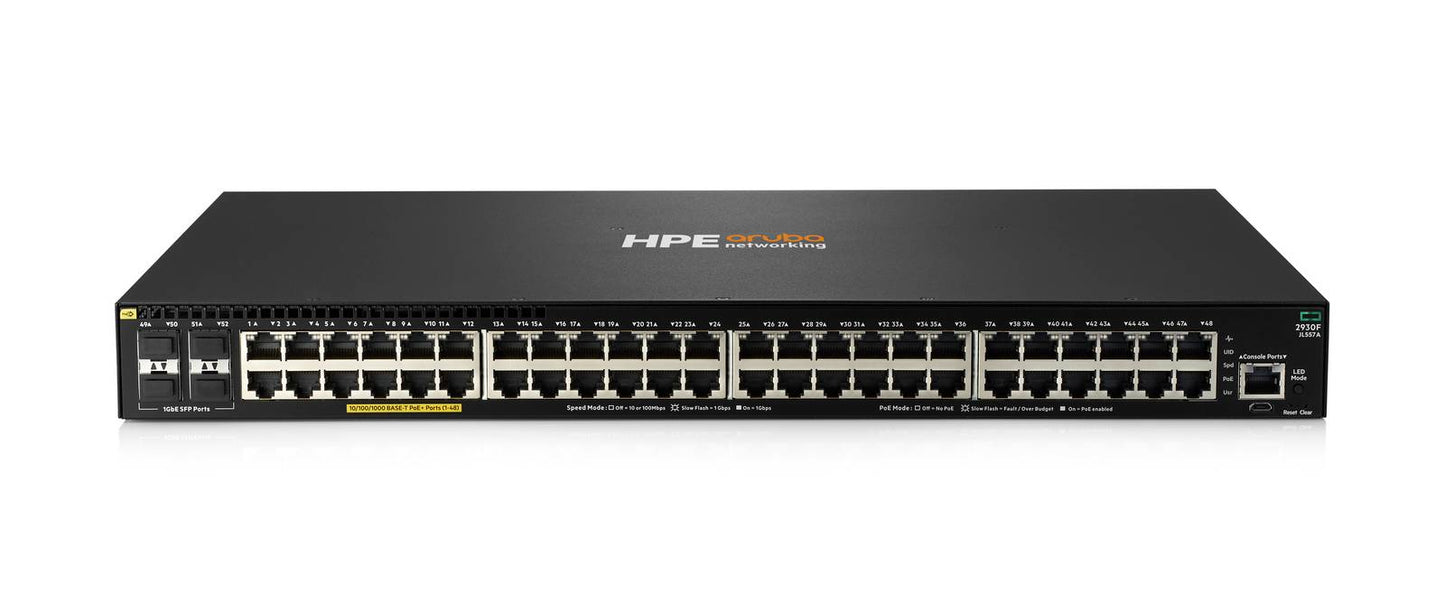 Switch 2930F 48GPoE+4SFP 740W Swch ARUBA HPE Aruba 2930F