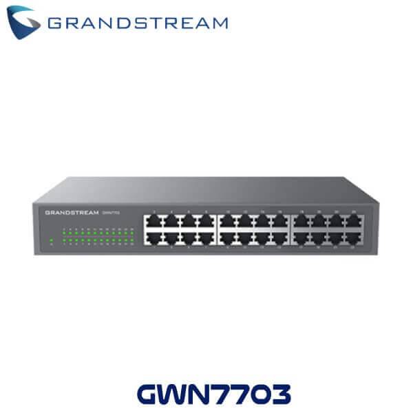 Switch No Administrable de 24 puertos Gigabit, compatible con GWN Cloud , carcasa de metal