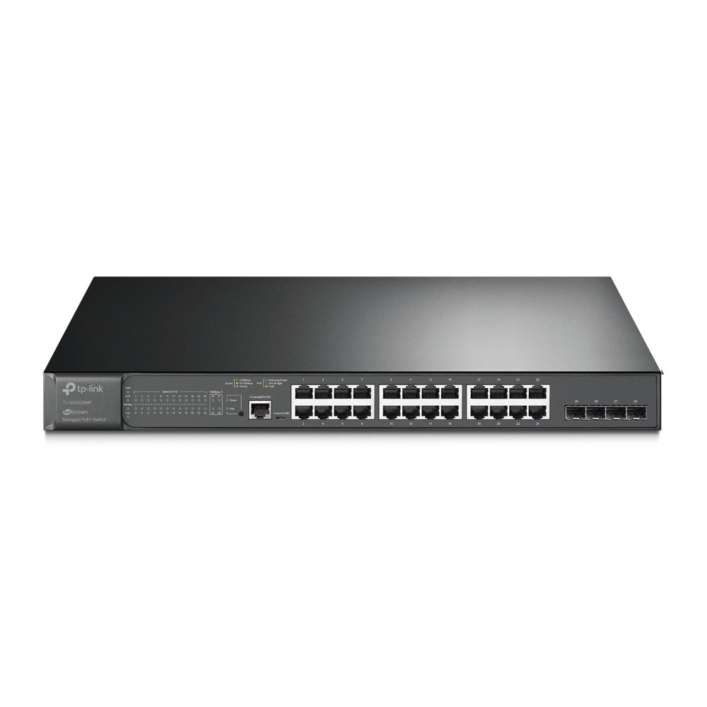 SWITCH POE TP-LINK SG3428MP ( TL-SG3428MP ), Negro, 24
