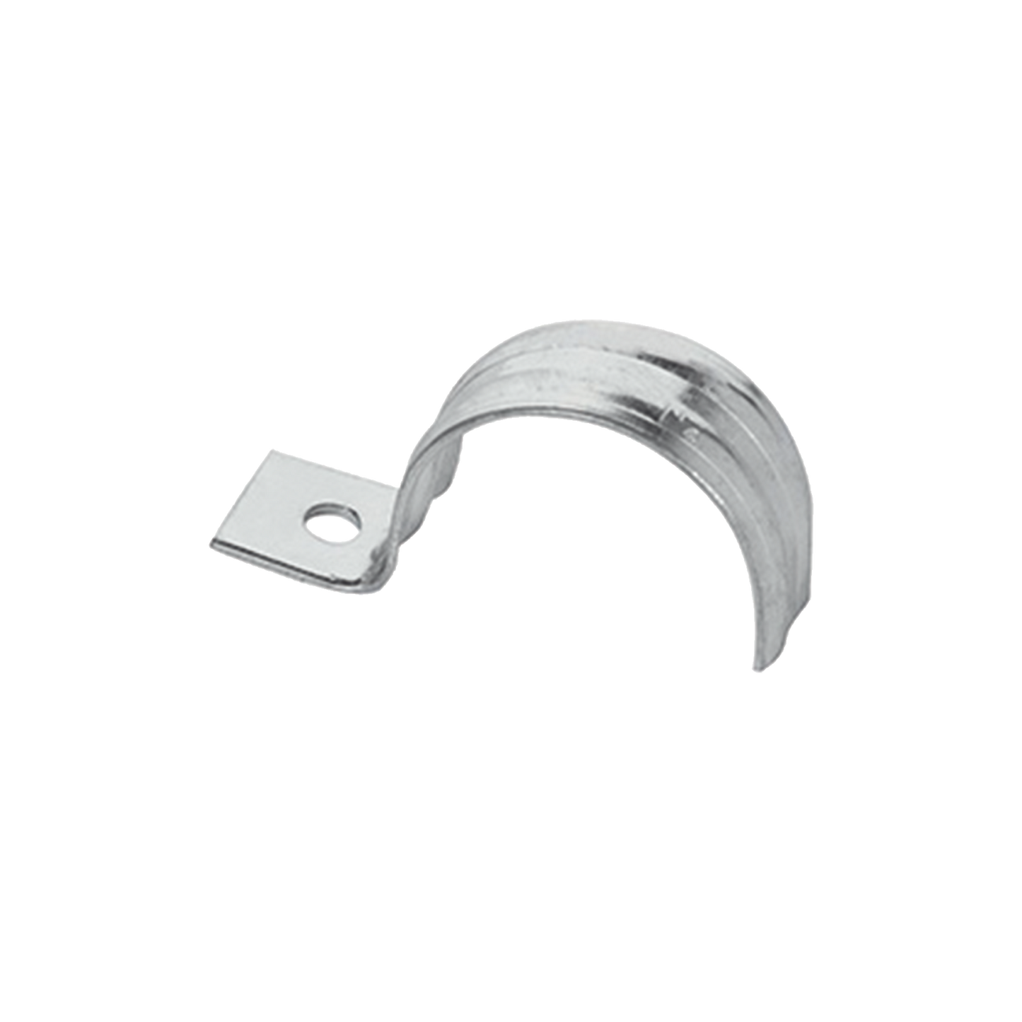 Abrazadera para tubo tipo uña 1 1/2" bolsa con 5 piezas