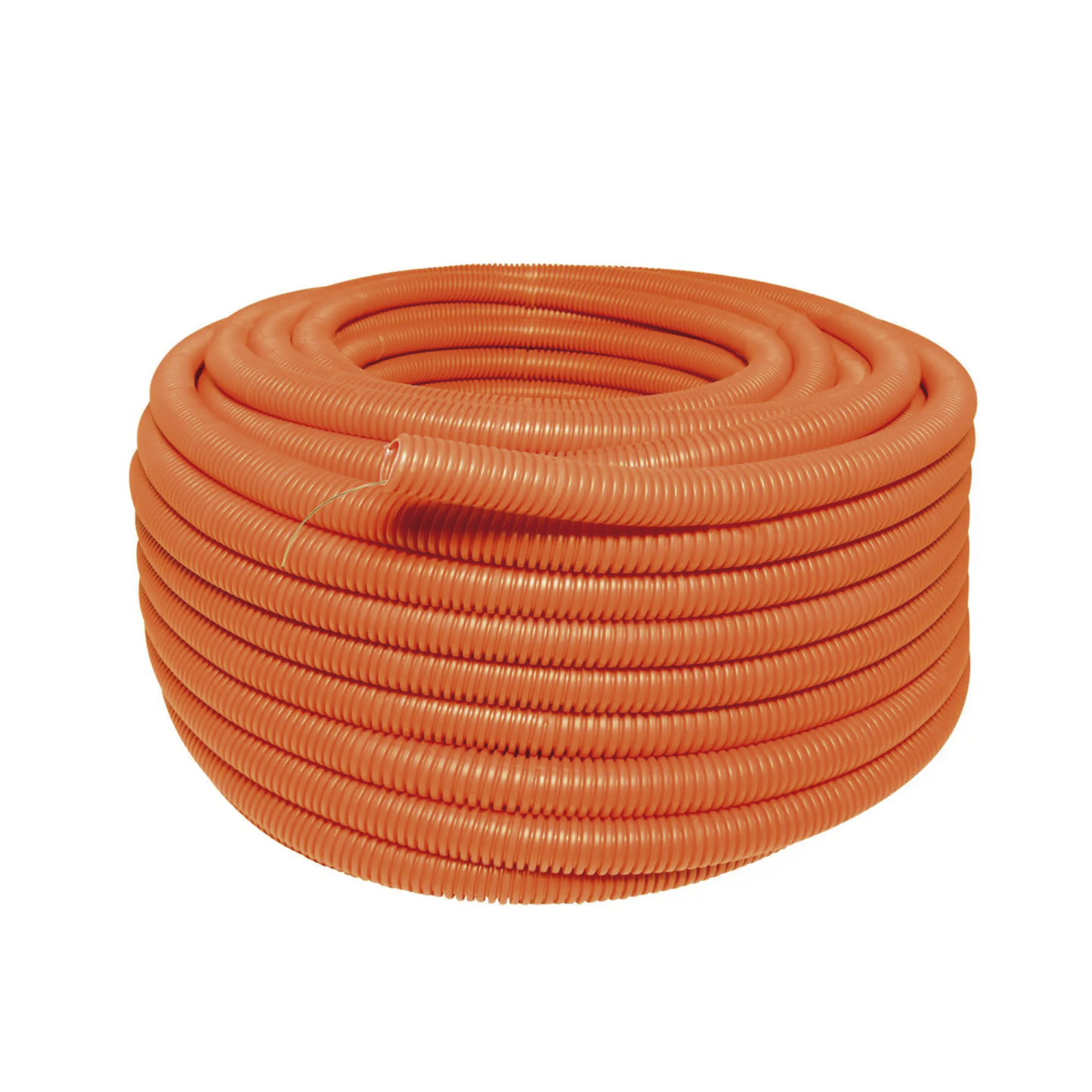 Manguera flexible Reforzada 1/2" x 100 m /Polietileno Alta Densidad HDPE/ Con guÃa /Resistente a Intemperie.