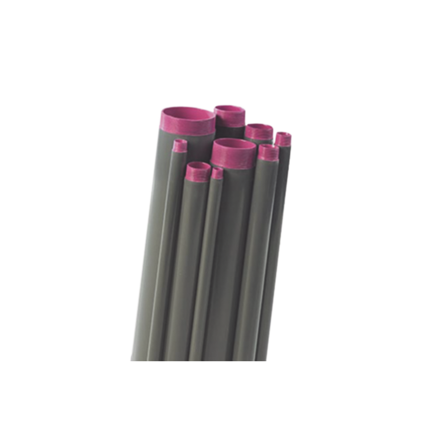 Tubo Conduit rÃgido de aluminio de 2†(50.8 mm) con recubrimiento de PVC de 3.05 m con cople.