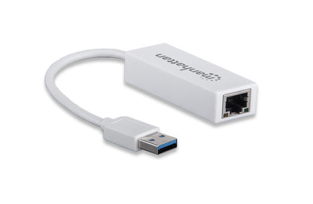 506847 Adaptador USB 3.0 a RJ-45 GB Ethernet, Agrega una conexión de red Gigabit de alta velocidad a computadoras potátiles.